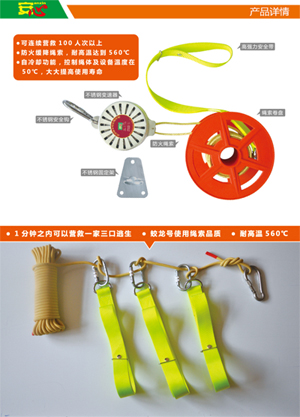 安心品牌逃生绳与缓降器